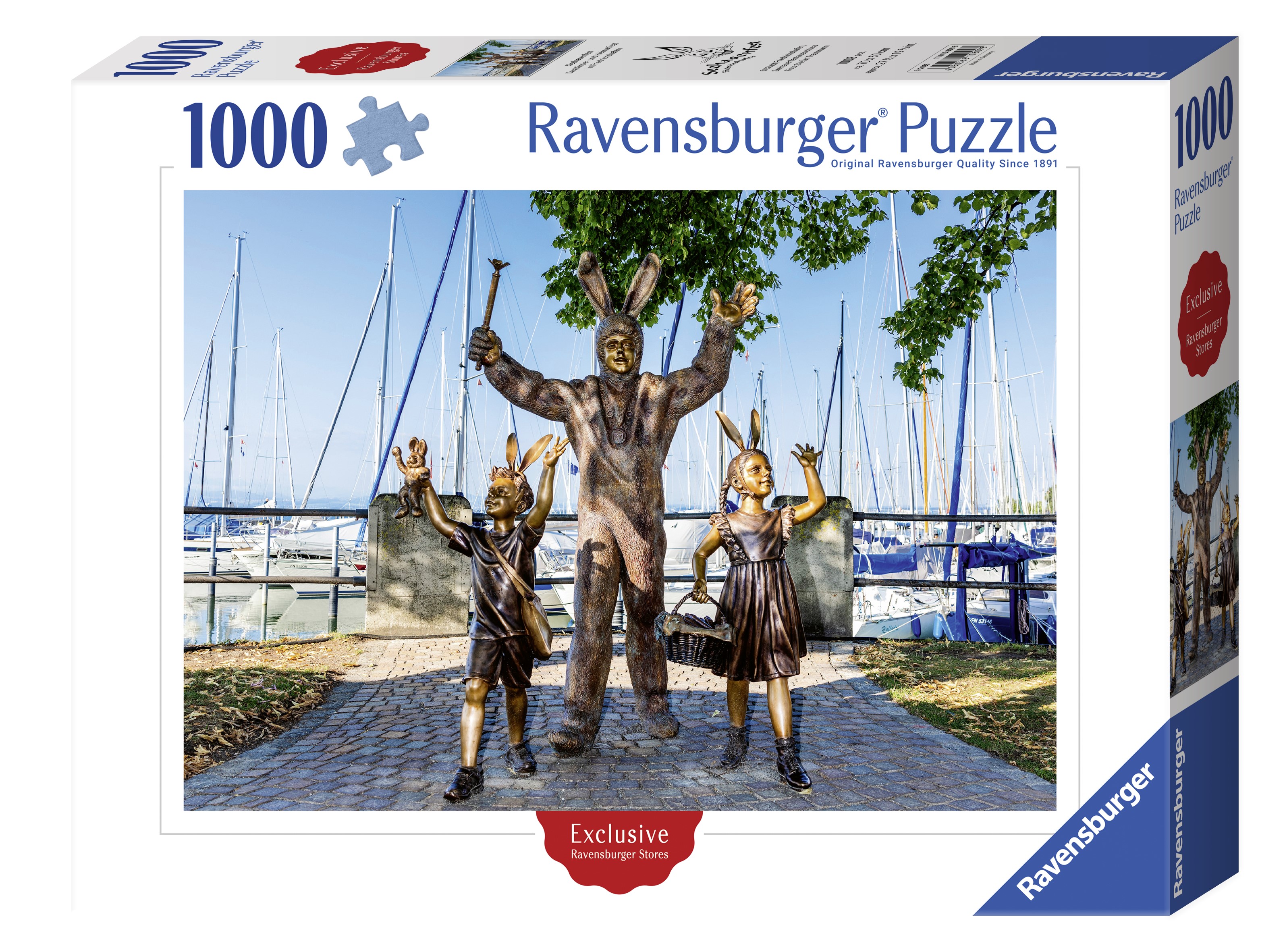 Puzzle "Seehasenfest Friedrichshafen - Figurengruppe Seehas mit Seehasenkindern"