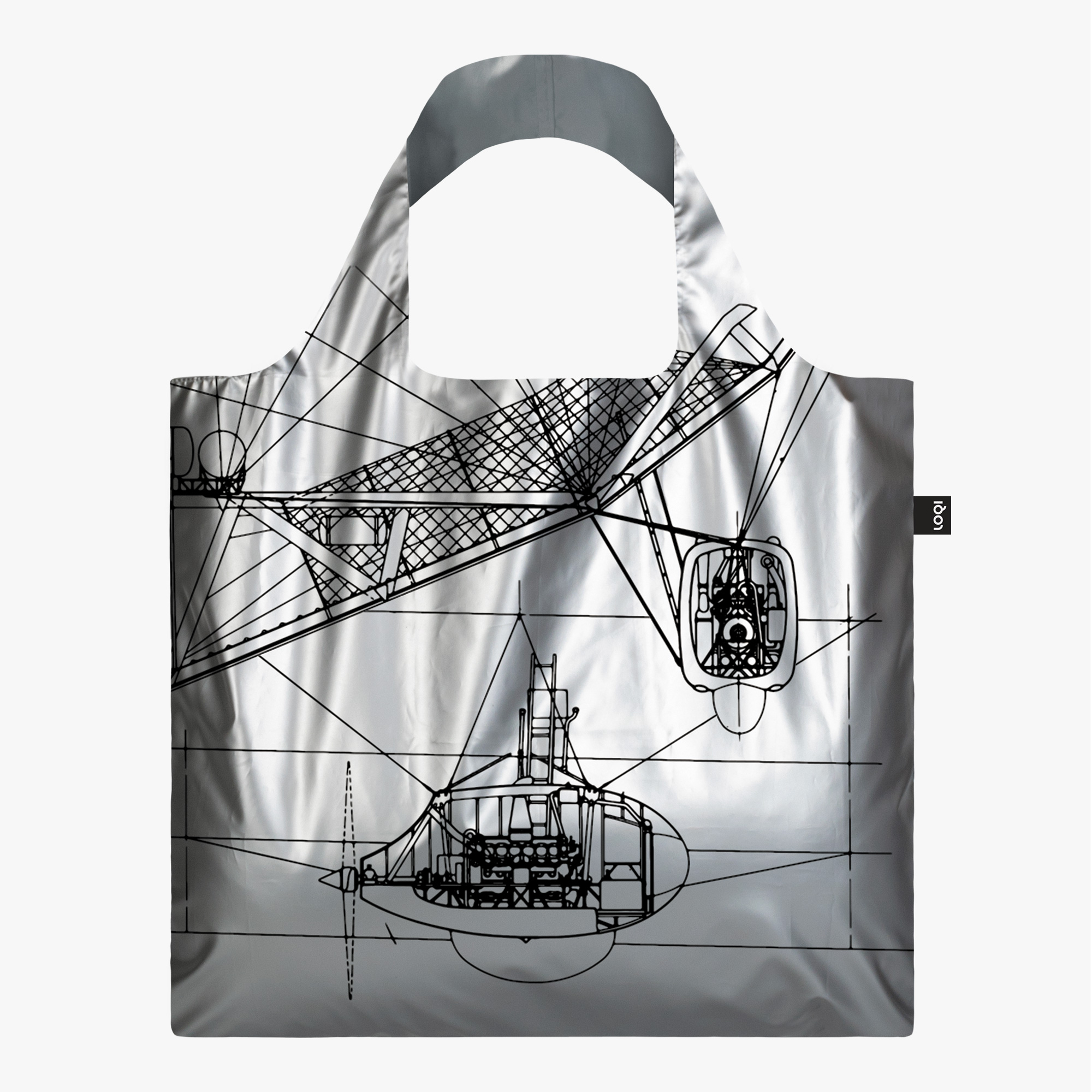 LOQI-Metallic-Tragetasche ZM