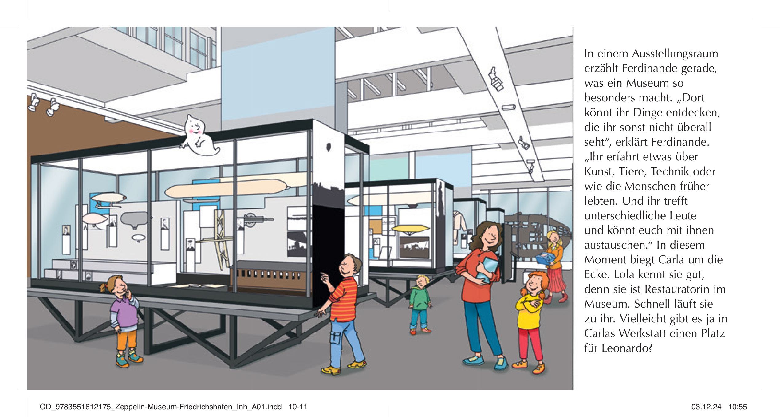 Pixi-Buch Lola und Leonardo im Zeppelin Museum